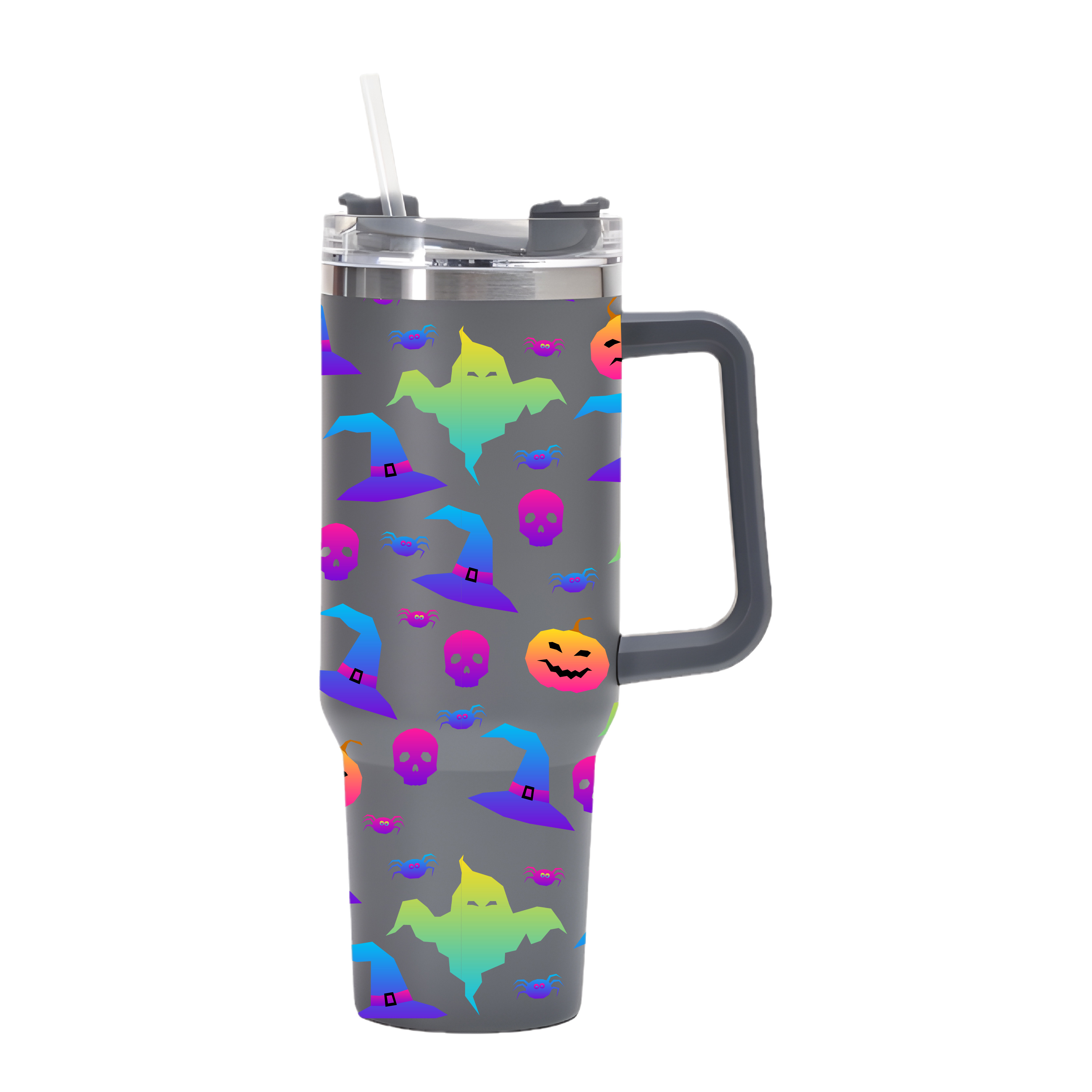 Halloween Flying Bat Water Bottle by SEAFOAM12