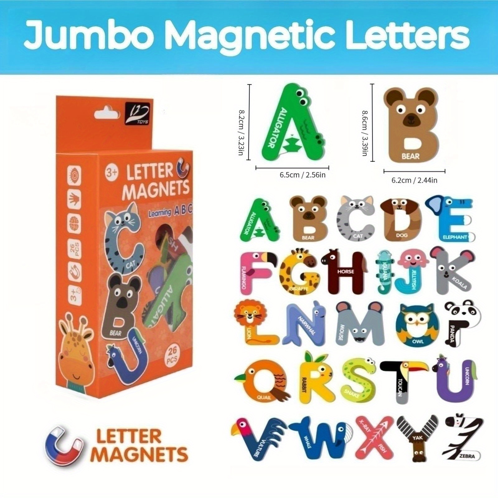 33 Pz / Set Lettere Frigorifero Magnete Simboli Alfabeto Magnetico  Giocattoli Per Penna Per Imparare Lortografia Calcolo Bambini Giocattoli  Educativi - Giochi E Giocattoli - Temu Italy