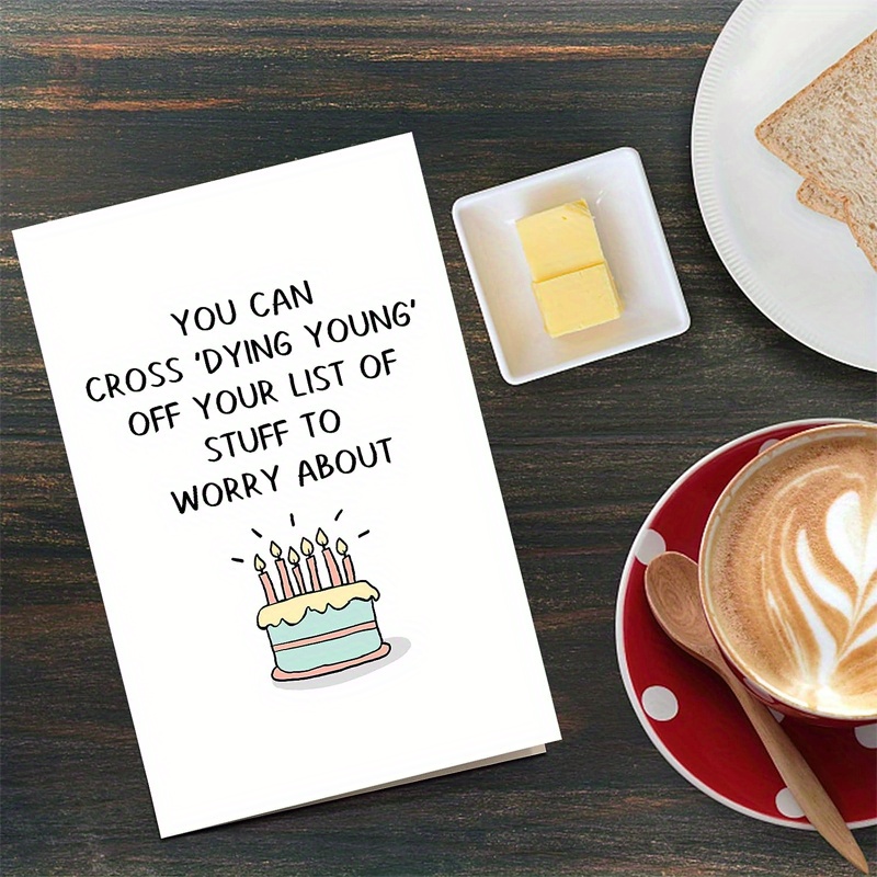 Funny Getting Older Birthday Card Humorous Happy Birthday - Temu Australia