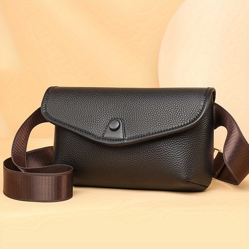 LEATHER PURSE WOMEN Cross Body Real Leather in 3 Colors 