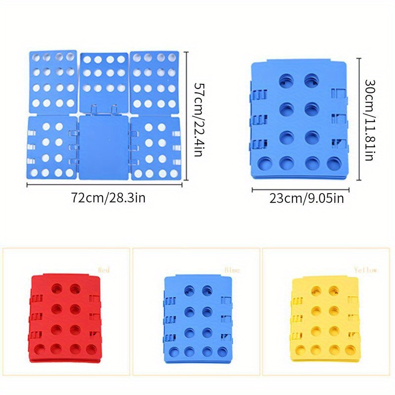 1pc clothes folding board   quality plastic practical t shirts laundry folder quick clothing folding board clothes holders details 6