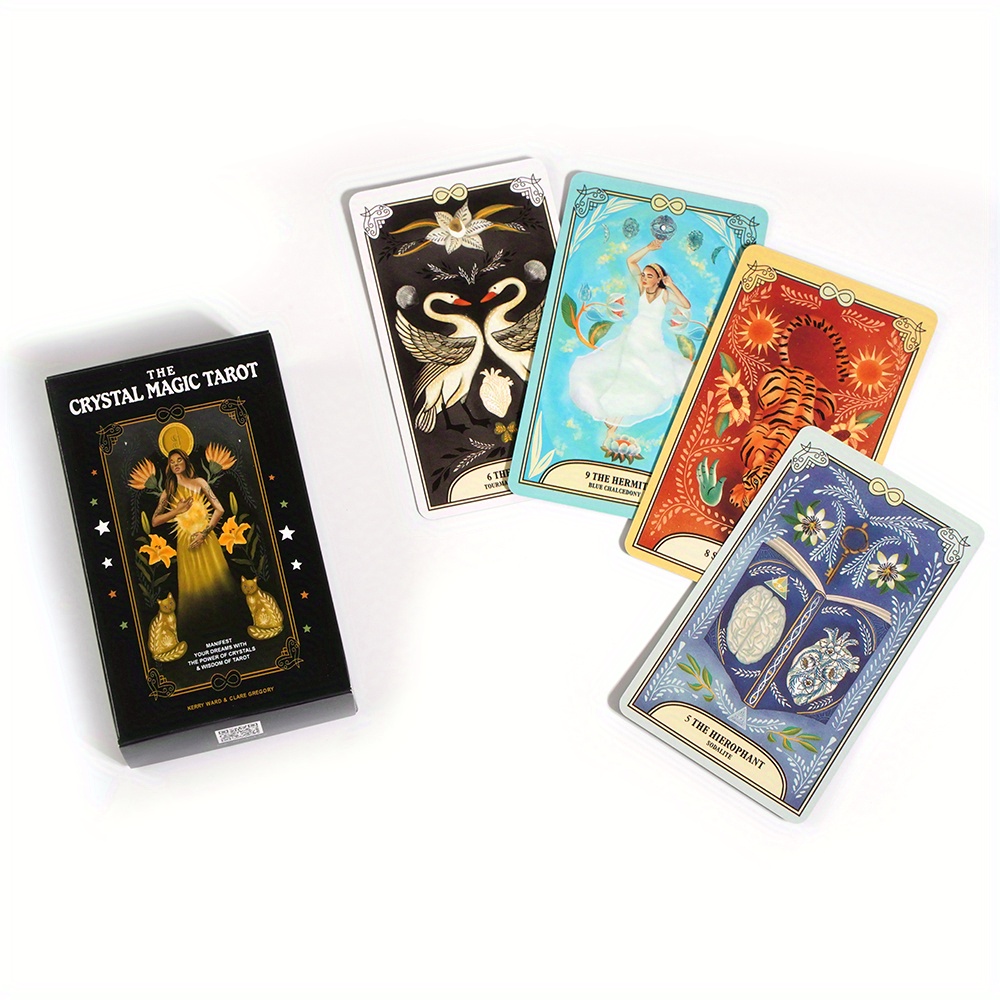 The Crystal Magic Tarot, 78-card Tarot Deck, Fun Game