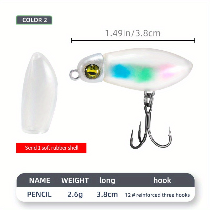 1pcs 3.8cm 4g Artificial Ladybug Fishing Bait Cicada Beetle Insect Wobblers  Fishing Lures Topwater For