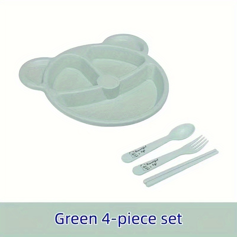 Kids Cutlery Set Non Toxic Dinner Plate Set