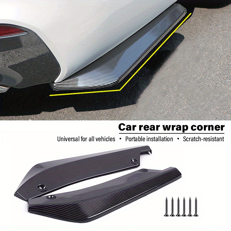 Universal Mini Spoiler Wing Carbon Fiber Real Tail Spoiler Wing Auto  Exterior Accessories for All Car