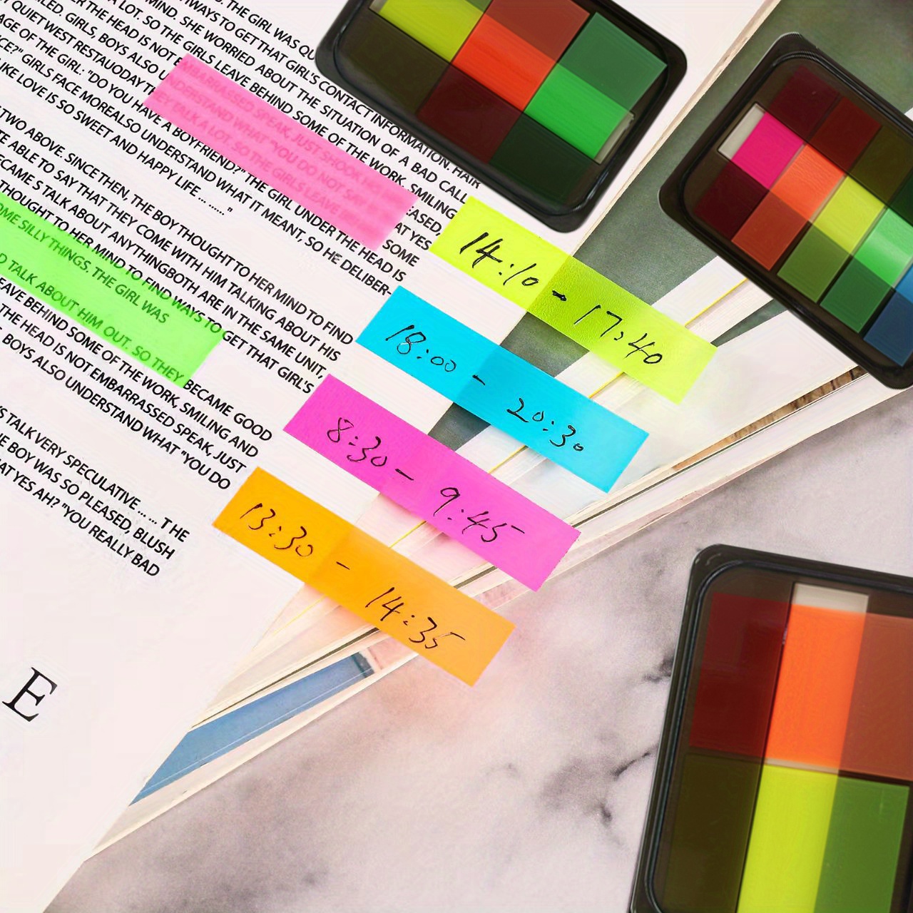 Sticky Tabs Sticky Notes Tabs Colorful Index Lables Sticky Temu