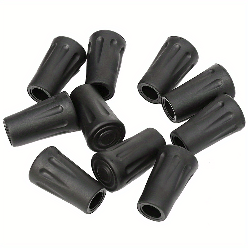 10pcs Walking Stick Tips, Replacement Walking Stick End Caps Trekking Protectors