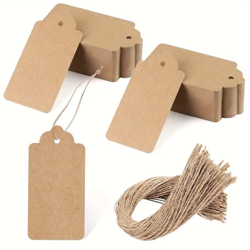 Kraft Paper Thank You Cards Gift Tags Handmade Candy Boxes - Temu