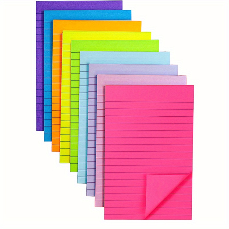 Wide Ruled 4 X Lined Writing Note Pads (60pages) - Temu