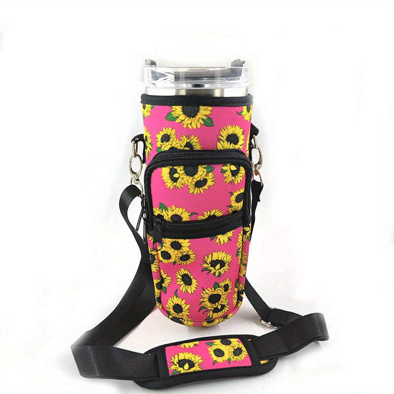 Cup Holder Bag With Adjustable Strap And Pocket, For Stanley Cup, Anti  Scald Water Cup Holder, Cup Accessories - Temu