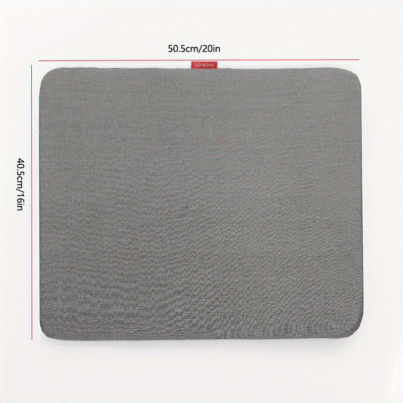 Ruibeauty Portable Foldable Ironing Pad Mat 20x25 Inches Grey Heat Resistant Mat, Men's, Size: Small