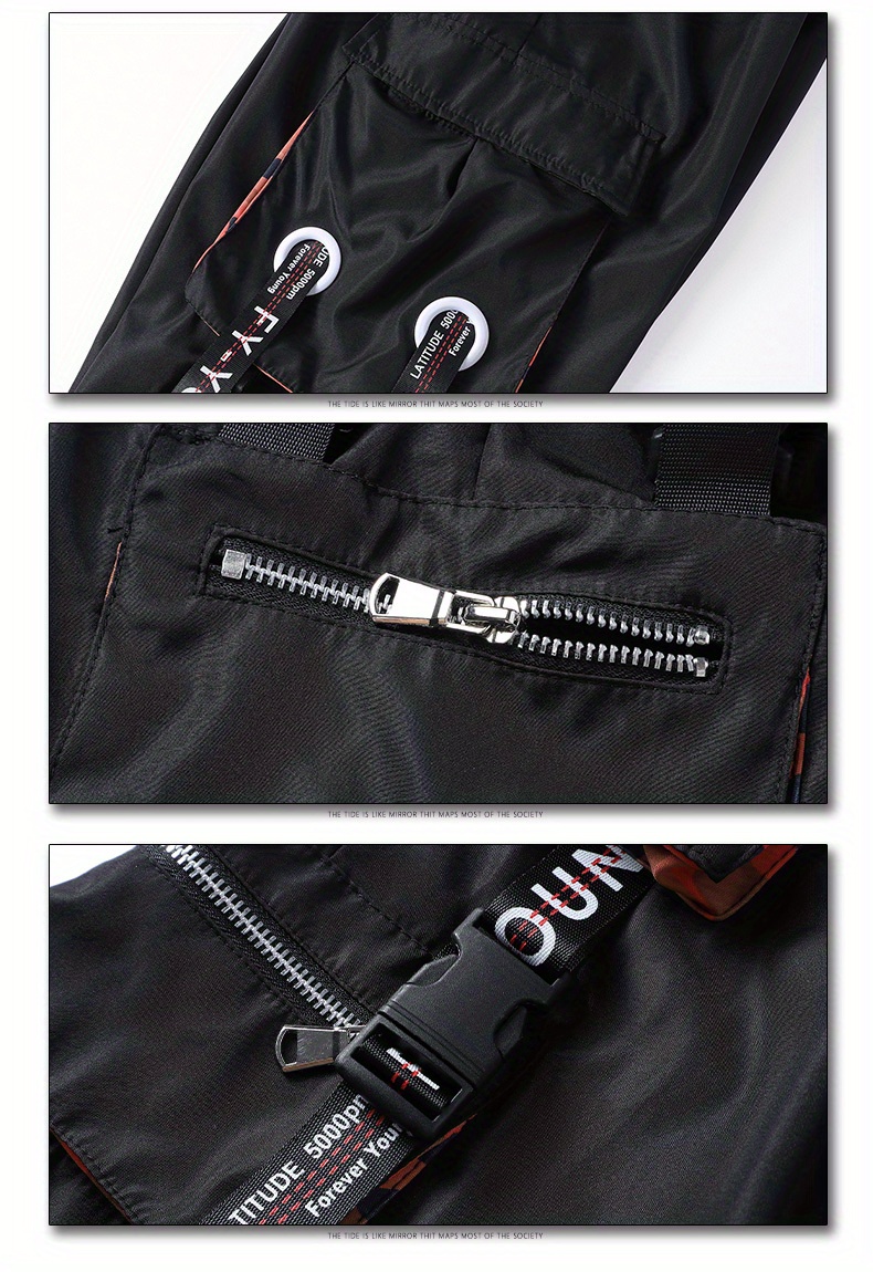 Multi Flap Pockets Cargo Pants Men's Novelty Drawstring Temu