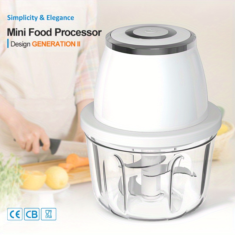 Electric Garlic Chopper Mini Electric Vegetable Cutter - Temu