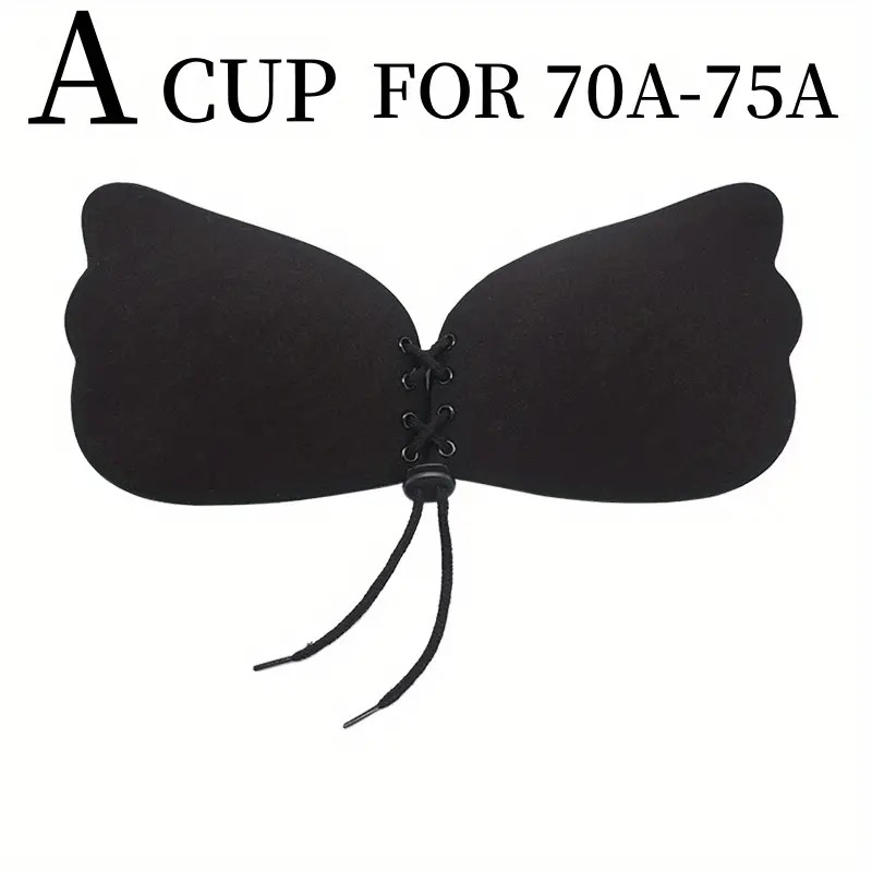Eashery Sticky Bras for Women Women's Seamless Pullover Bra With Built-in  Cups Black A