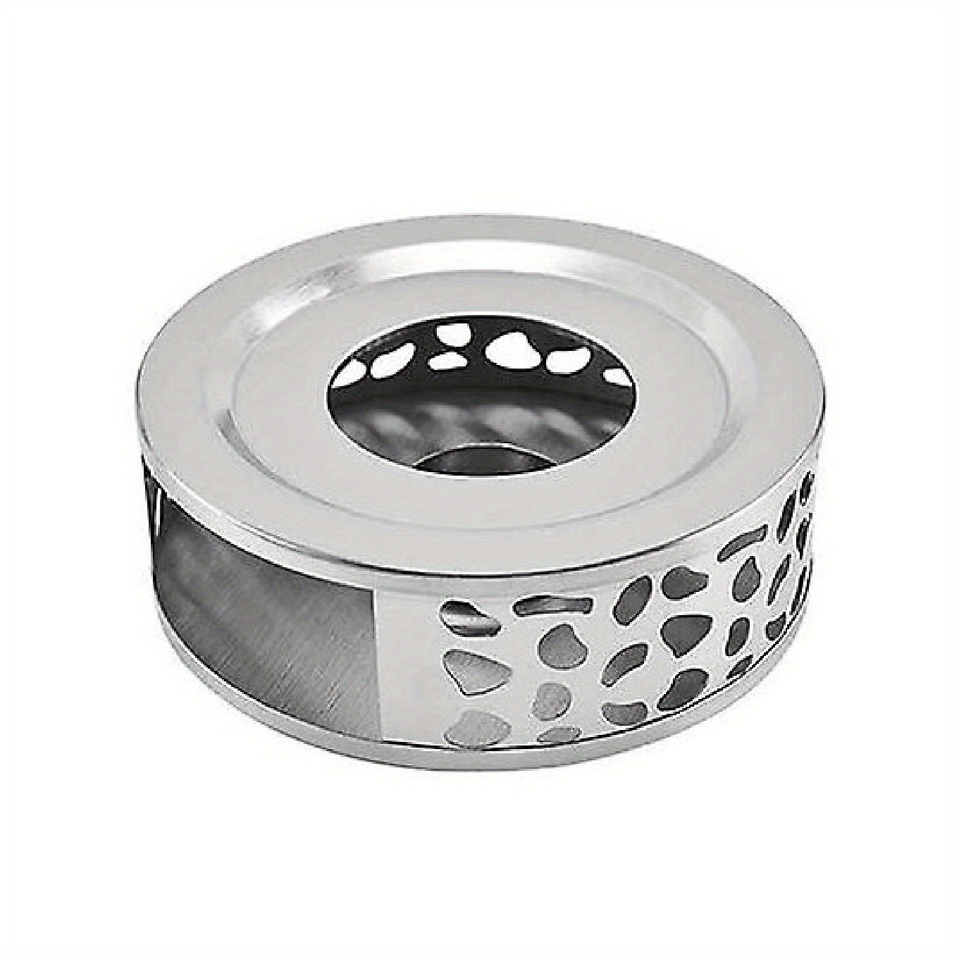 Image of 1pc Stainless Steel Heater, Candle Heating For Long-lasting Heat Preservation, Coffee Heater, Outdoor Kettle Heating, Picnic