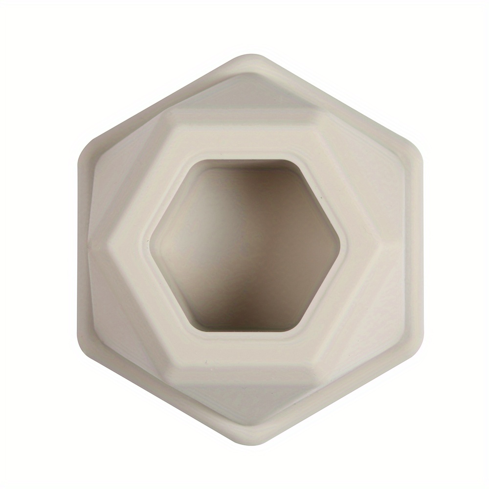 Small Hexagonal Flower Pot Shape Silicone Mold Diy Clay - Temu