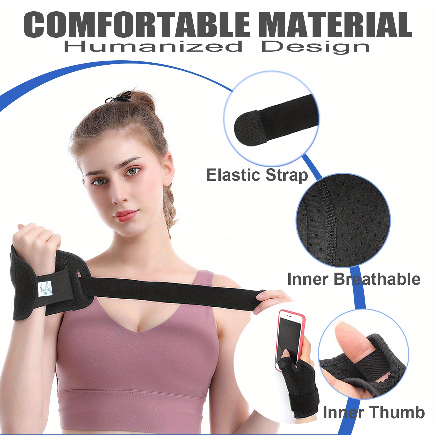 Adjustable Wrist Thumb Support Arthritis Tendonitis Carpal - Temu