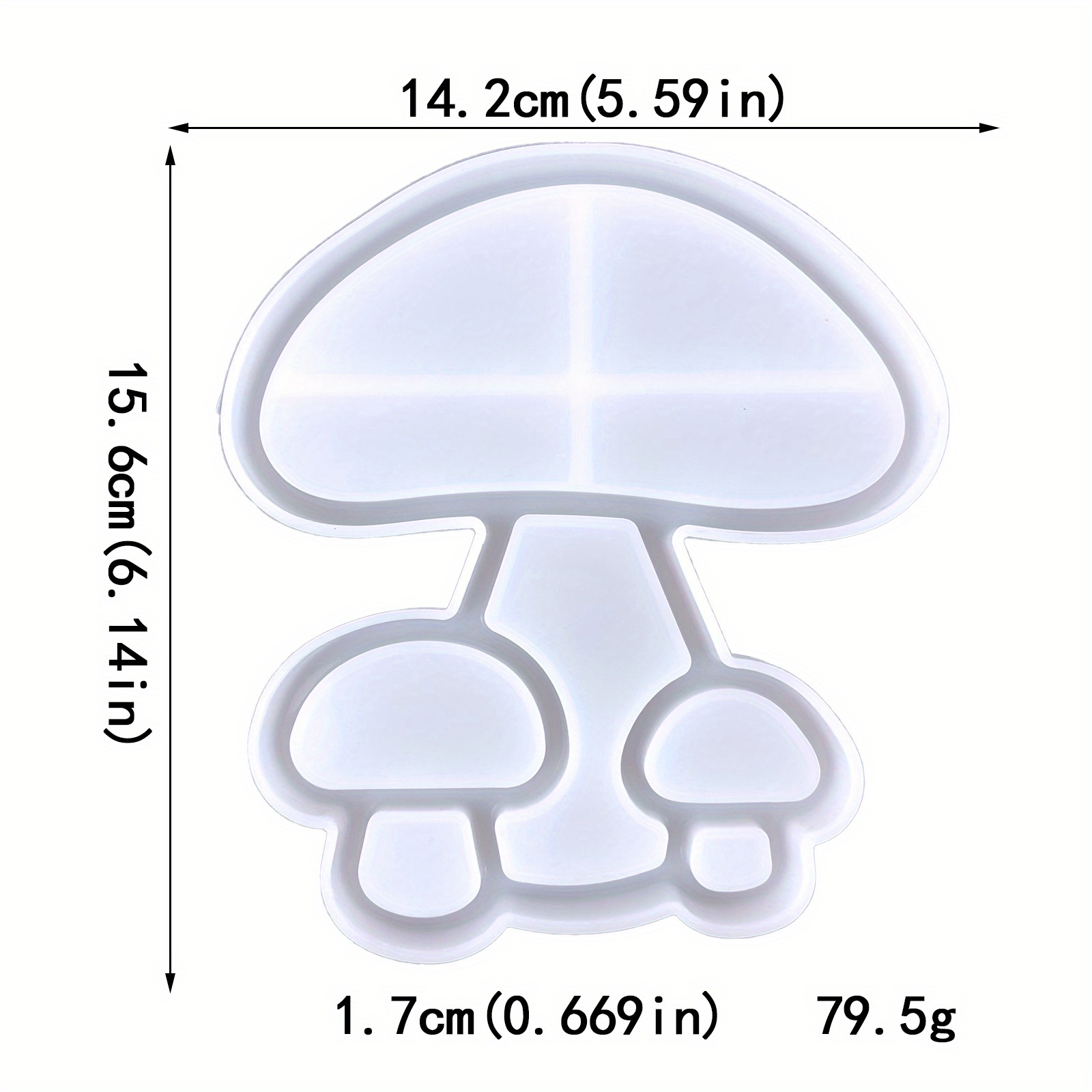 9 Kinds Of Mushroom Mold Silicone Resin Mushroom Mold For - Temu