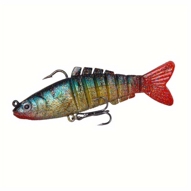 Artificial Rubber Fishing Lure With Lead Hook Bionic Multi - Temu