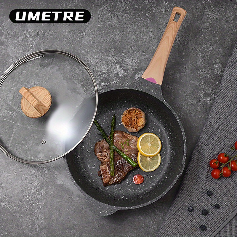 1pc nonstick frying pan 9 4 11 granite     pan round pancake pan for gas stove top and induction cooker kitchen utensils kitchen gadgets kitchen accessories home kitchen items details 3