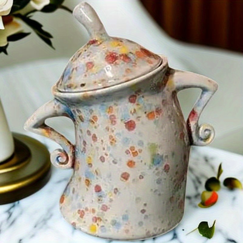 14cm Creative Canister With Attention New Product Attitude Pots Resin  Decorative Cups Tea Pots For Home Decor Ornaments - AliExpress