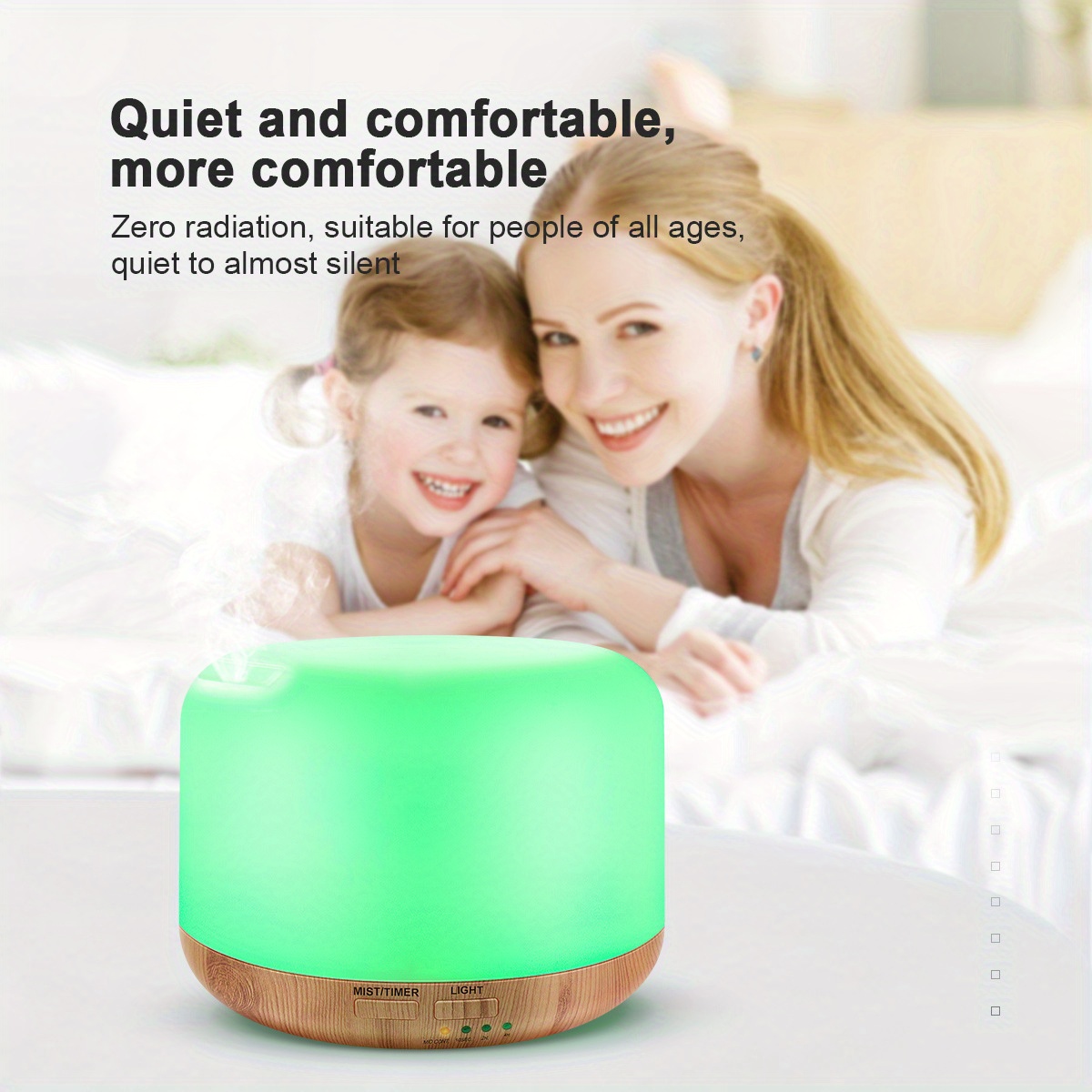 Smart Home Appliances App Touch Controlled WiFi Aroma Room Humidifier Alexa Chrome Air Diffuser 16 91oz With Mobile Control details 3