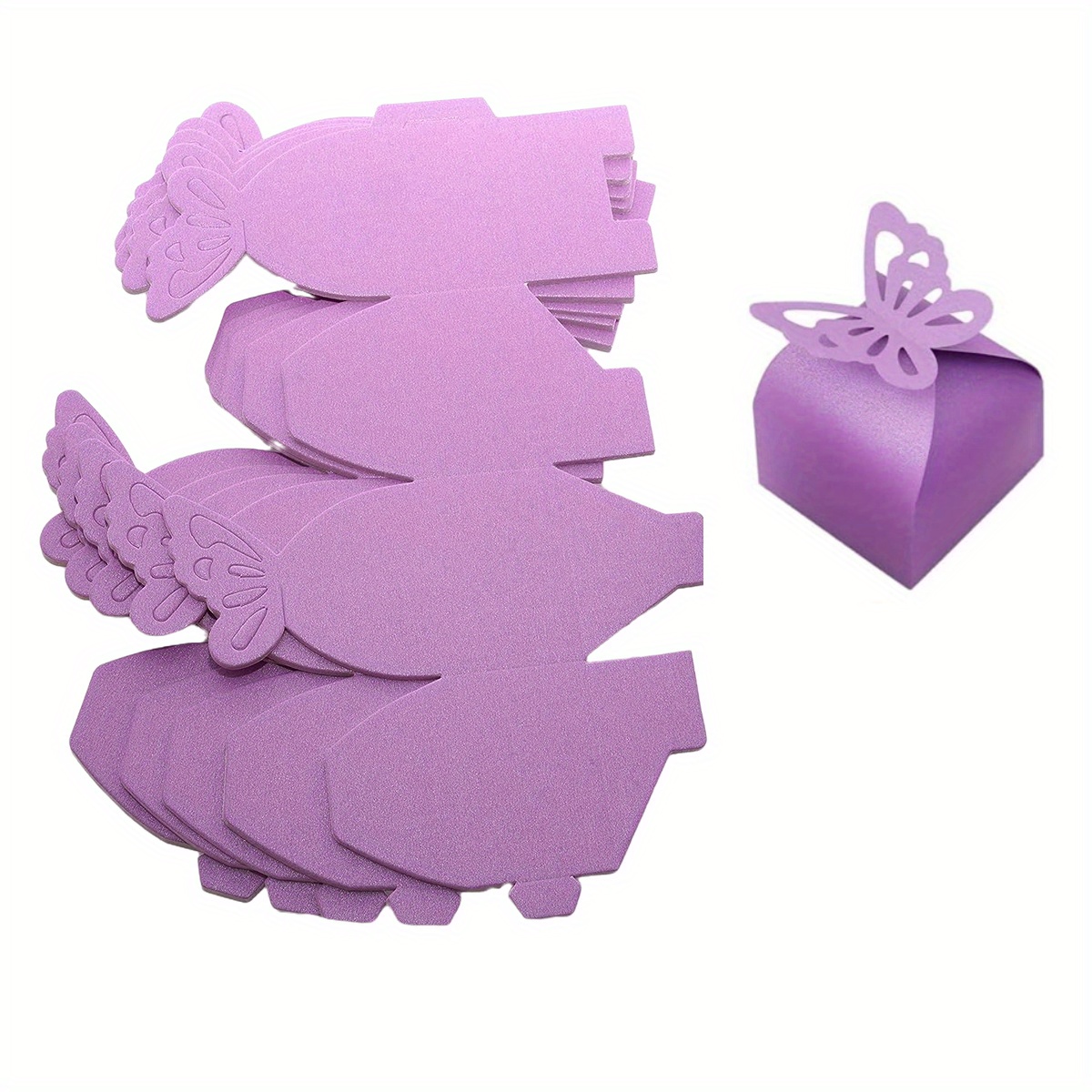 Qoo10 - 50 Pcs Candy Box Wedding Gift Bag paper Butterfly Decorations for  Wedd : Household & Bedd