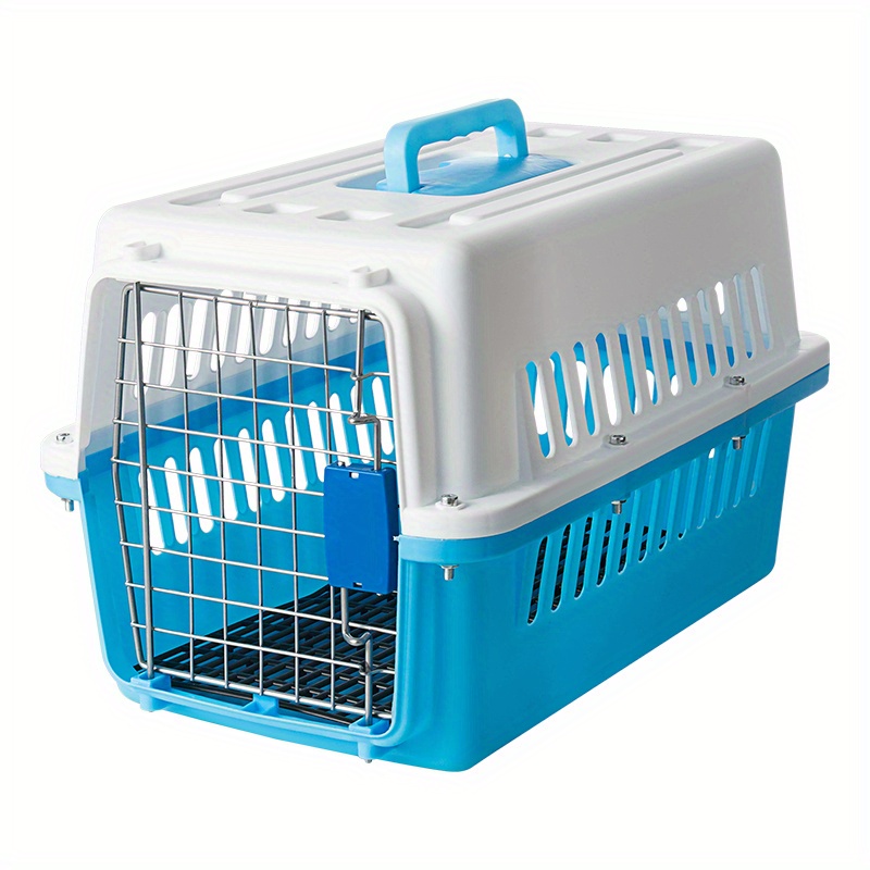 Pet Transporter Travel Carrier Box Cat Dog Puppy Animal Plastic Transport  Cage