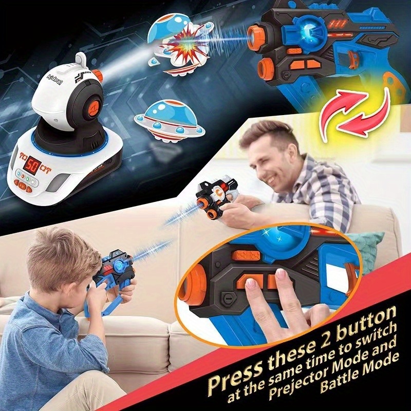 Laser Tag Guns Set 2 Player Infrared Mini Laser Tag Guns - Temu