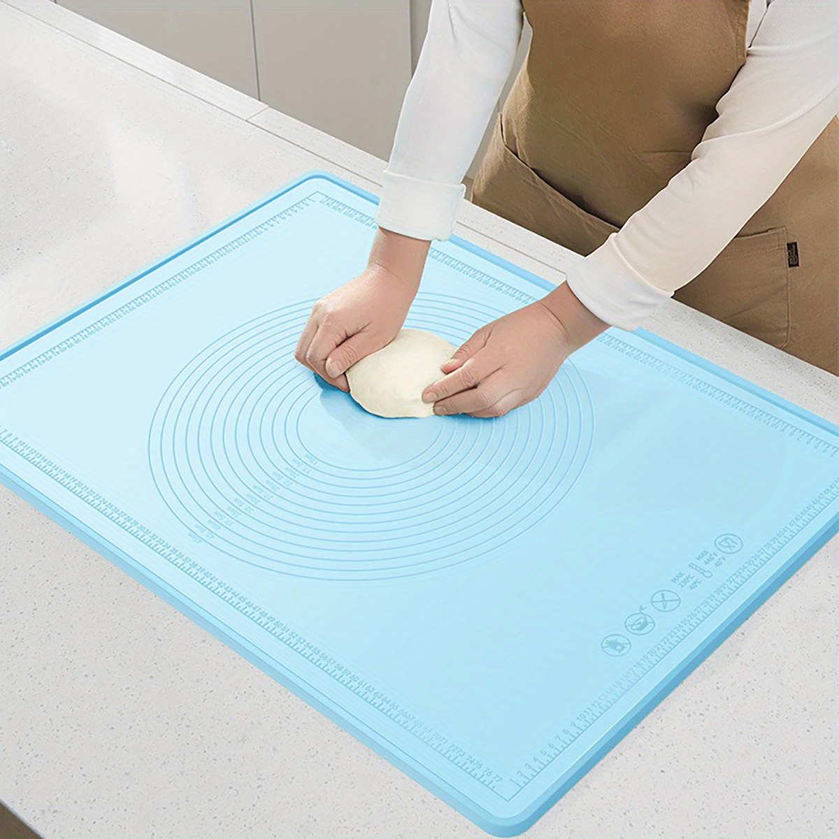 Large Silicone Pastry Mat, Non-stick Baking Mat, Counter Mat