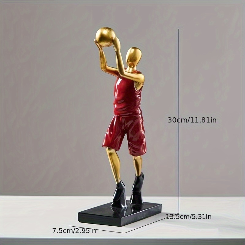 Creative Basketball Player Figures Sculpture Decoration Ornaments, Modern  Minimalist Basketball Decoration Living Room Wine Cabinet Porch Tv Cabinet  Decoration Boys Room Light Luxury High-end Decoration, Nice Adult Gift,  Birthday Gift - Temu