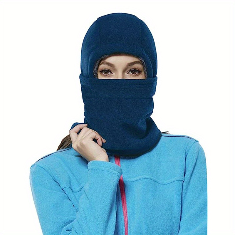 Masque De Ski Thermique De Couleur Unie Cagoule Polaire - Temu Canada