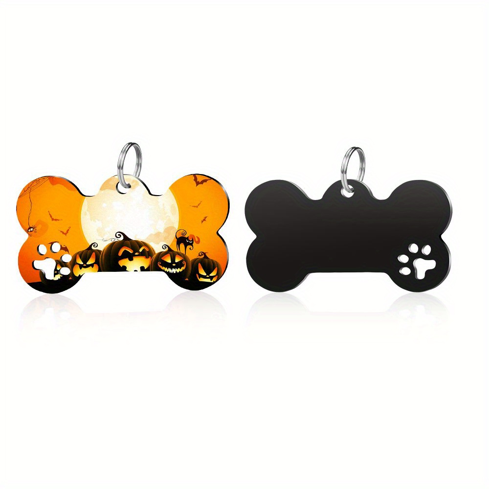 Halloween Dog Tag, Dog Tag Sublimation, Halloween Dog Tags, - Inspire Uplift