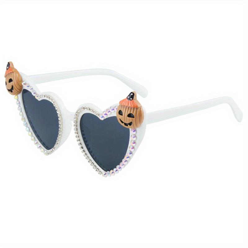 Heart Charm Cat Eye Sunglasses