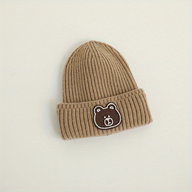 Kids Simple Style Knit Fashion Hats For Boys And Girls - Temu Austria