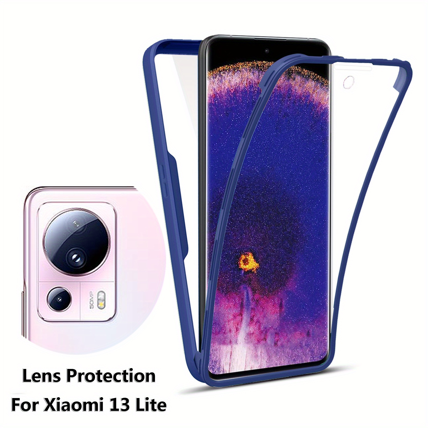 Funda COOL Silicona para Xiaomi Redmi Note 10 / Note 10s (Celeste