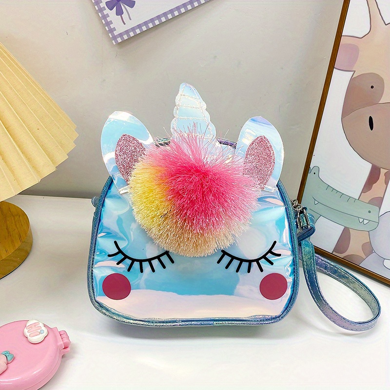 Sequin Unicorn Messenger Bag, Glitter Rainbow Crossbody Bag, Girls Cartoon  Shoulder Bag - Temu United Arab Emirates