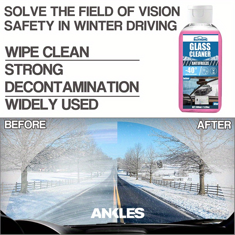 Car Glass Oil Film Cleaner Remover AIVC Shiny Car Stuff Windshield Coating  Agent Glass Polishing Water Stain Removal Anti-rain