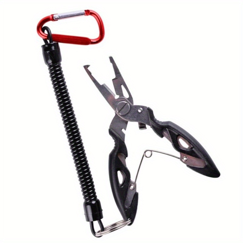1pc Multifunctional Straight Mouthed Fishing Pliers, Aluminum Alloy Hook  Removal Tool, Portable Fishing Line Scissors, Outdoor Fishing Equipment