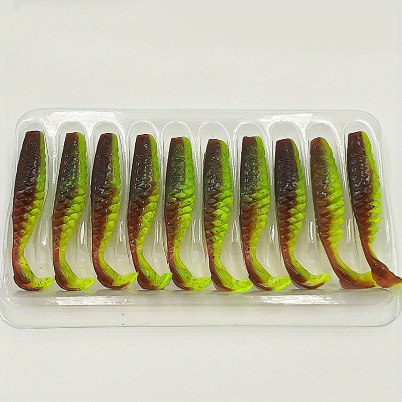 Artificial T tail Rubber Fishing Lure Soft Wobbler Worm Bait - Temu