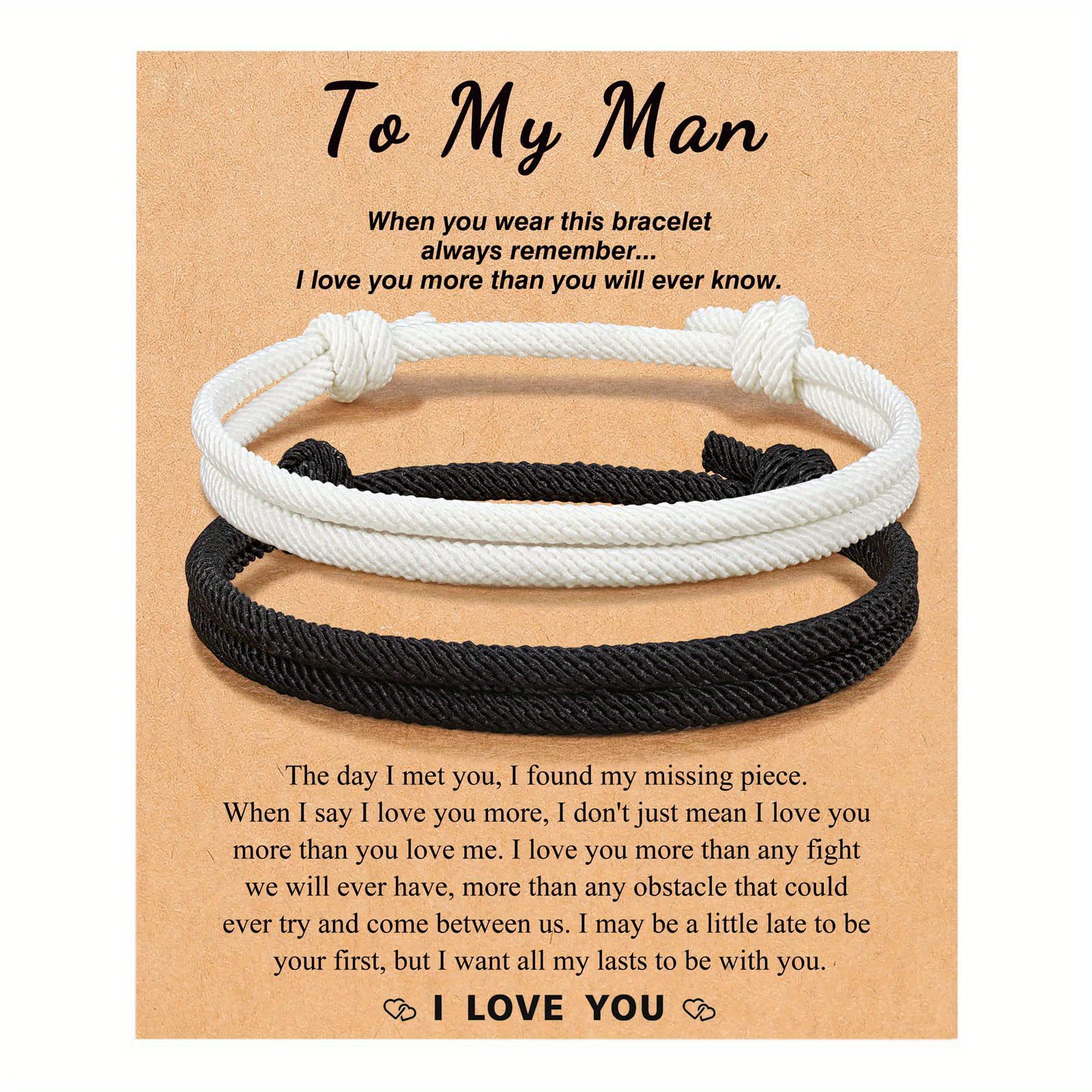 Love Bracelet I Love You I Know Set of 2 Leather Bracelets His -    Matching couple bracelets, Unique leather bracelet, Couple bracelets leather