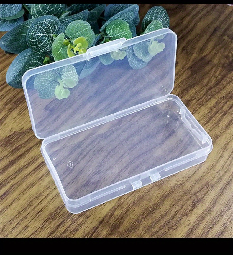 14 Pieces Small Clear Plastic Beads Storage Container and Organizer  Transparent Boxes with Hinged Lid for Storage of Small Items - AliExpress