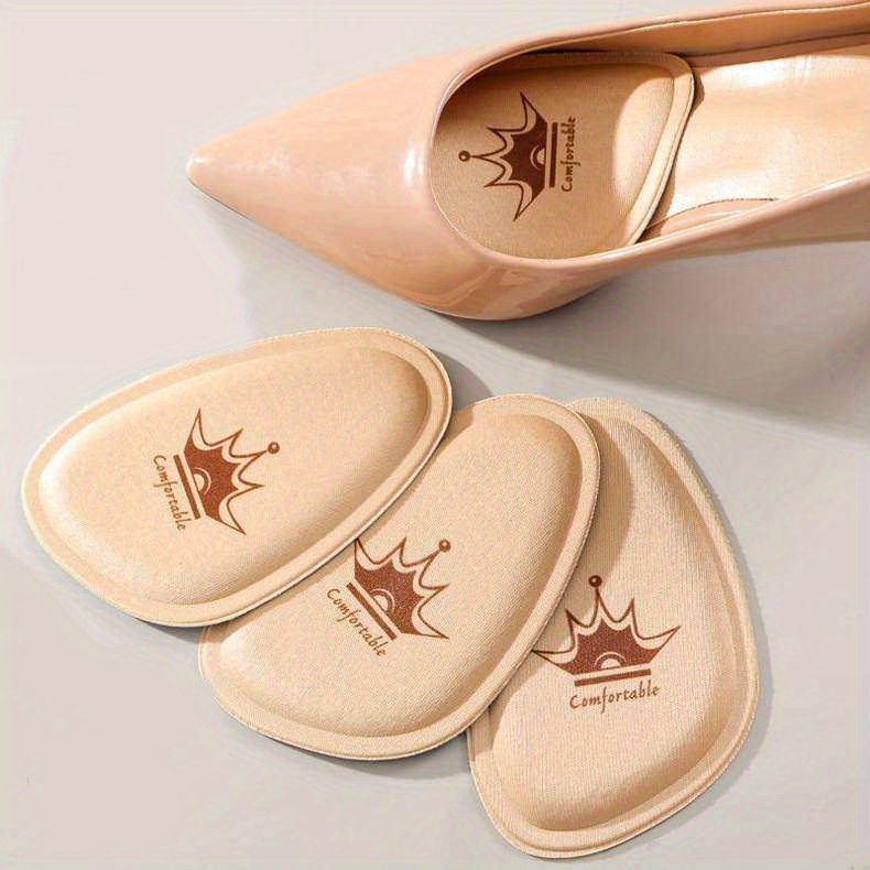 Women's High Heels Forefoot Pads Non-slip Pain Relief Insert Half Insoles Front Foot Cushion Foot Care Shoe Pads Insole