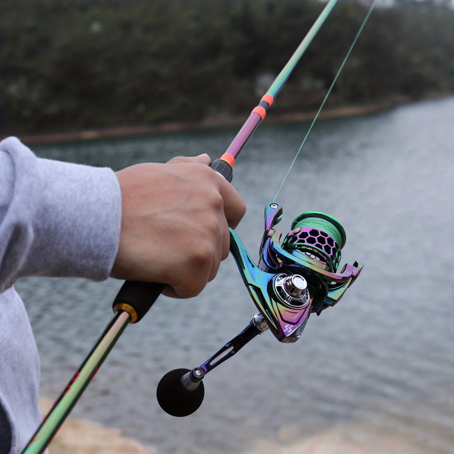 Sougayilang Colorful Fishing Gear Set Advanced Angler 5 - Temu