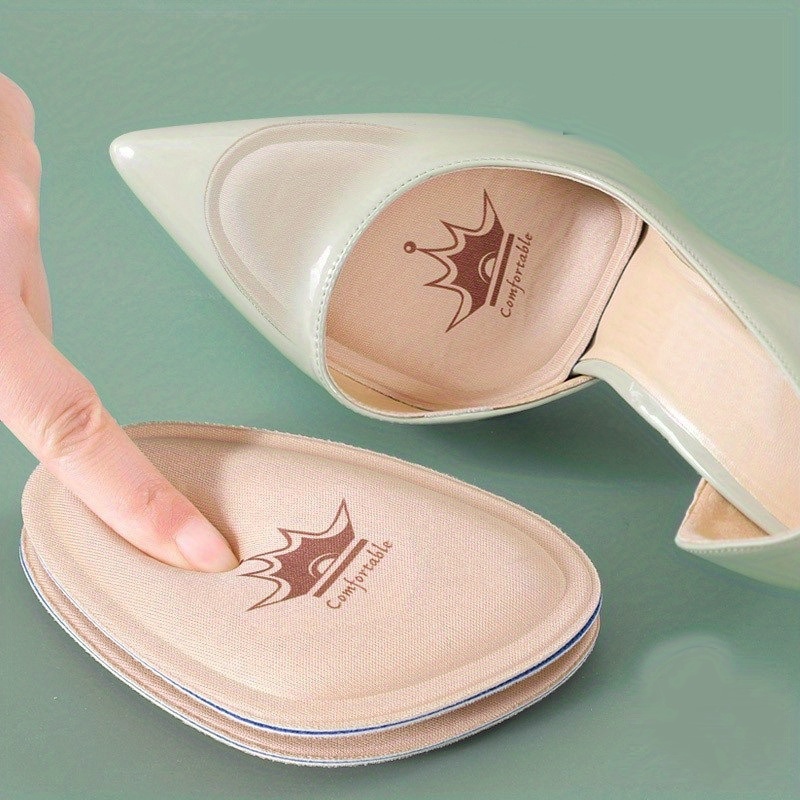 Women's High Heels Forefoot Pads Non-slip Pain Relief Insert Half Insoles Front Foot Cushion Foot Care Shoe Pads Insole
