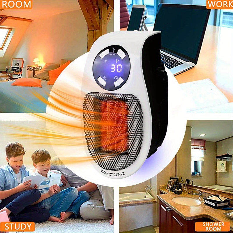 Electric Portable Heater Mini Wall Mount Home Office Desktop