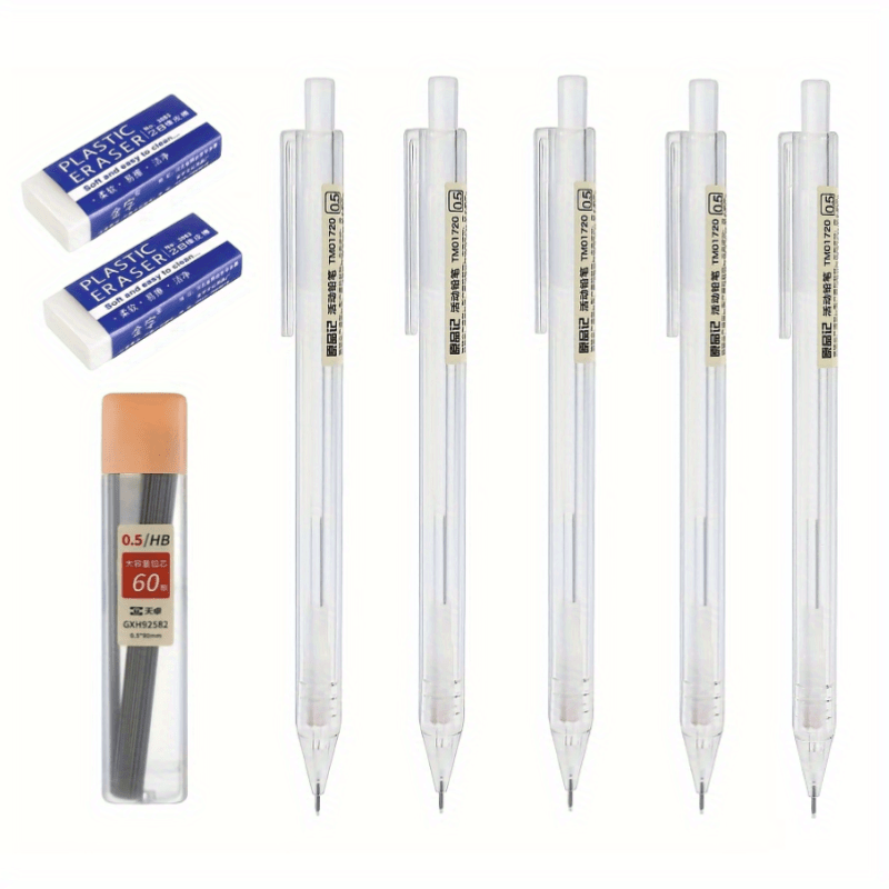 Translucent Automatic Pencil For Writing Mechanical Pencil - Temu