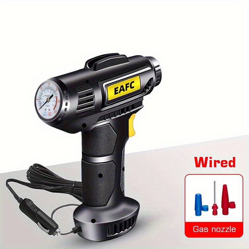 120w Portable Car Air Compressor Inflate Tires Ease Wireless Wired Handheld  Pump Led Light, Find Great Deals