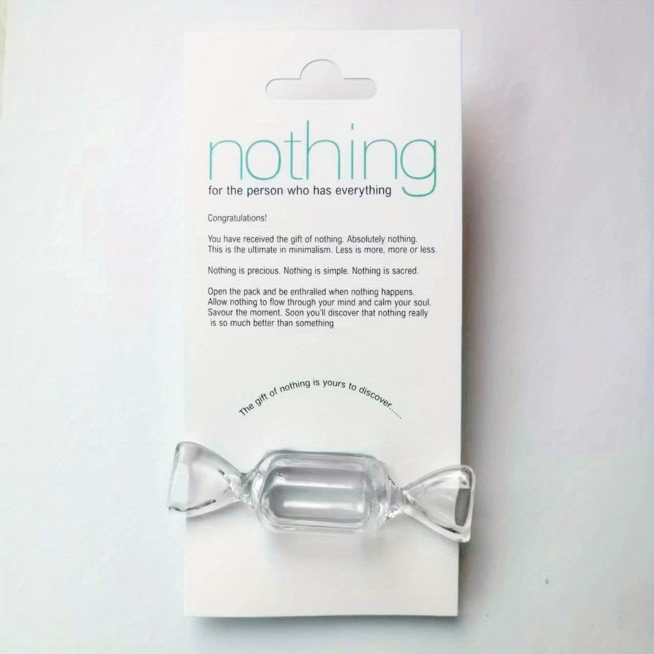 Nothing - gift for someone who has everything - Rs.199 Buy online