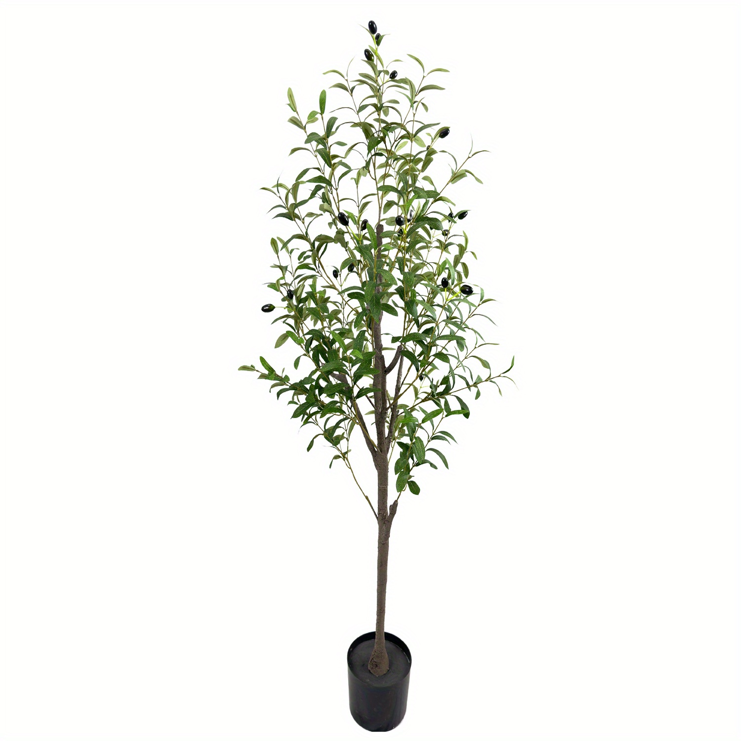 Árbol de olivo artificial alto falso en maceta con maceta, grandes ram -  VIRTUAL MUEBLES